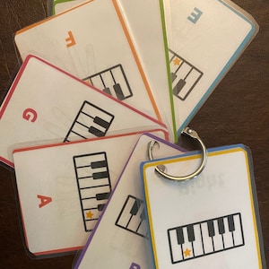 PRINTABLE First Lesson Piano Practice Cards