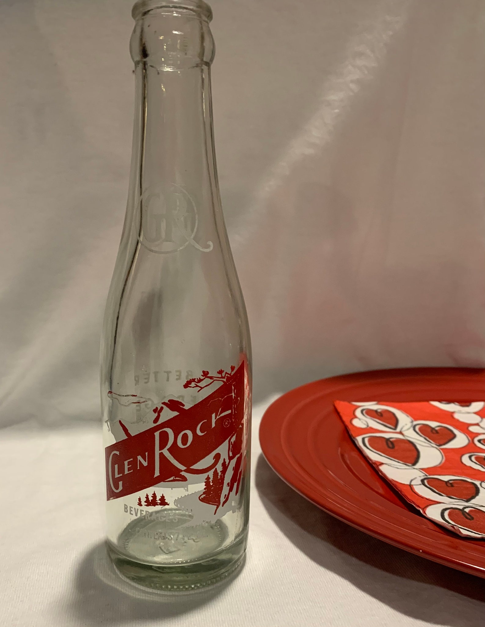 Vintage Glen Rock Soda Bottles Waukegan IL Valentines Etsy