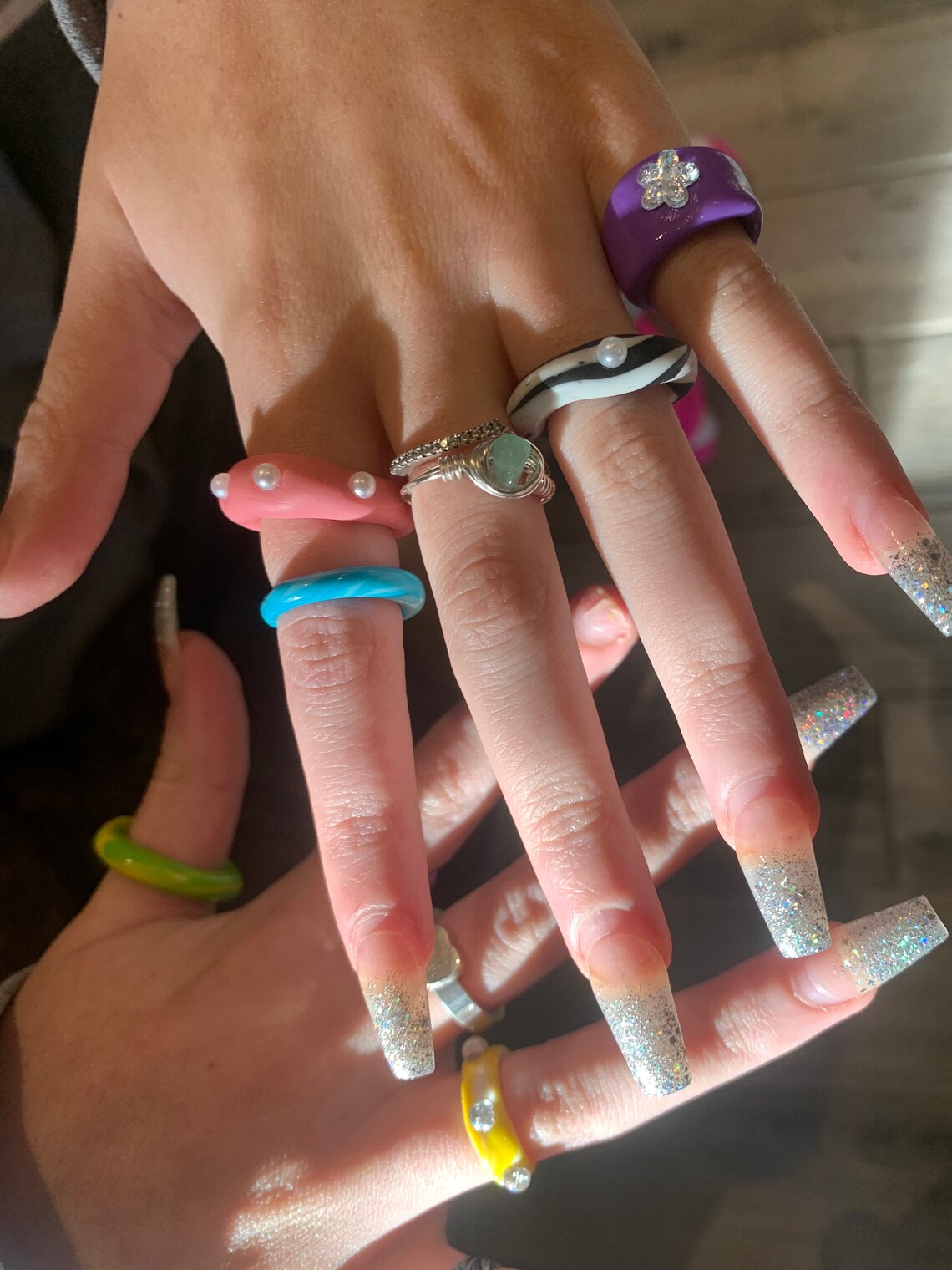 Handmade clay rings Etsy