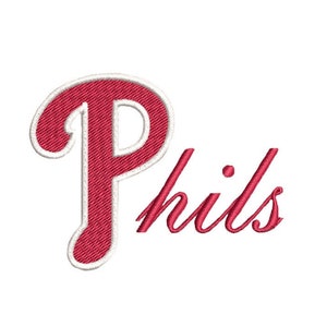 Phils Embroidery Design - Philadelphia Instant Embroidery Download - Phillies