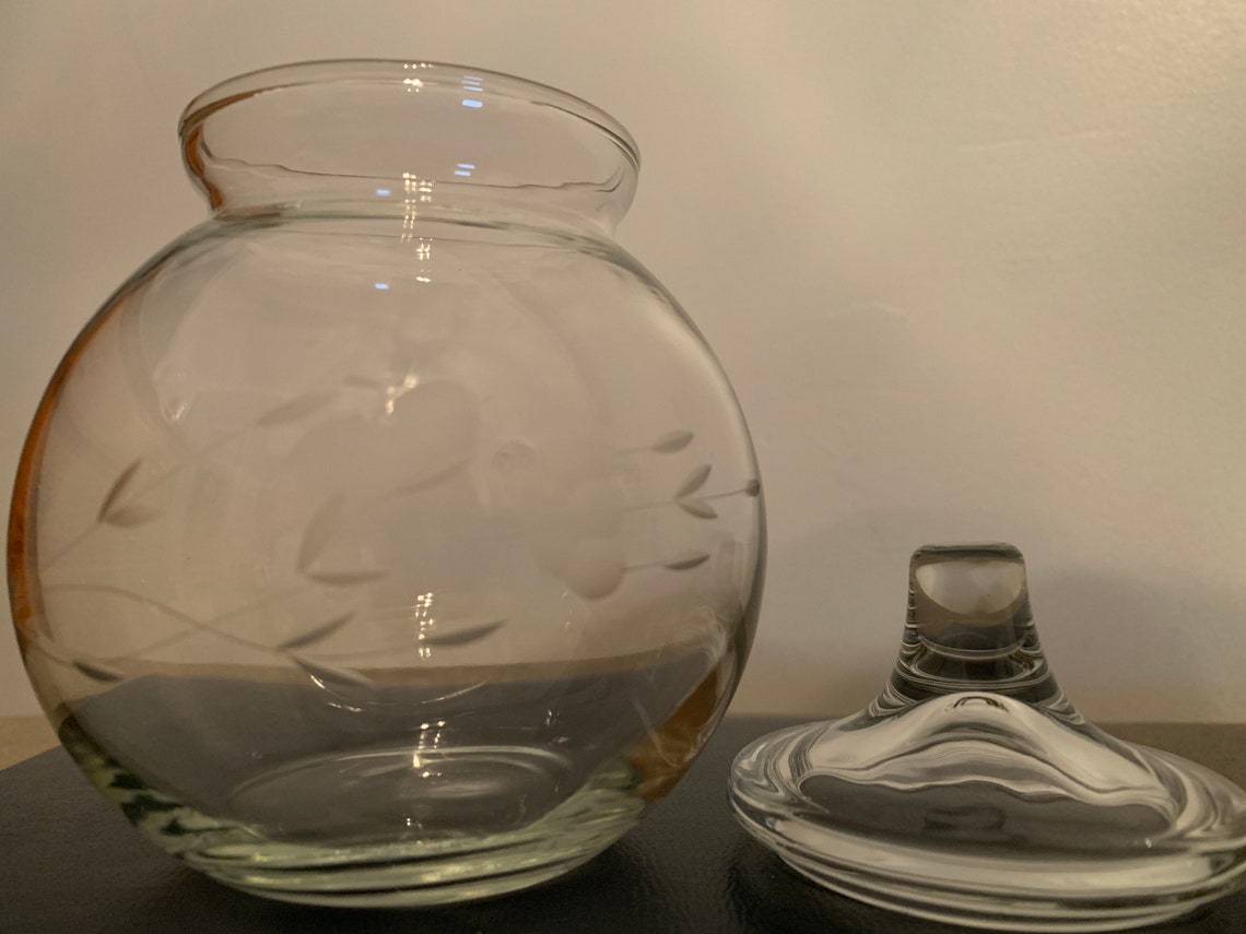 Princess House Apothecary Jar Heritage Etsy