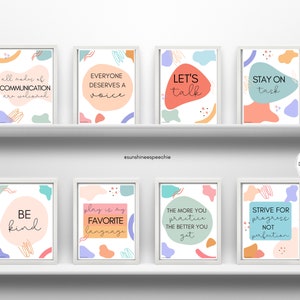 42 Speech & Language Therapy Room Decor Posters - Etsy