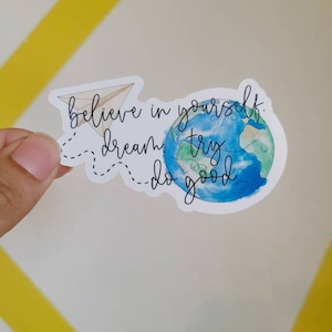 Believe In Yourself | Throwback Sticker | Cute Sticker | Motivational Sticker | SLP | Speech Stickers| Speech Merch