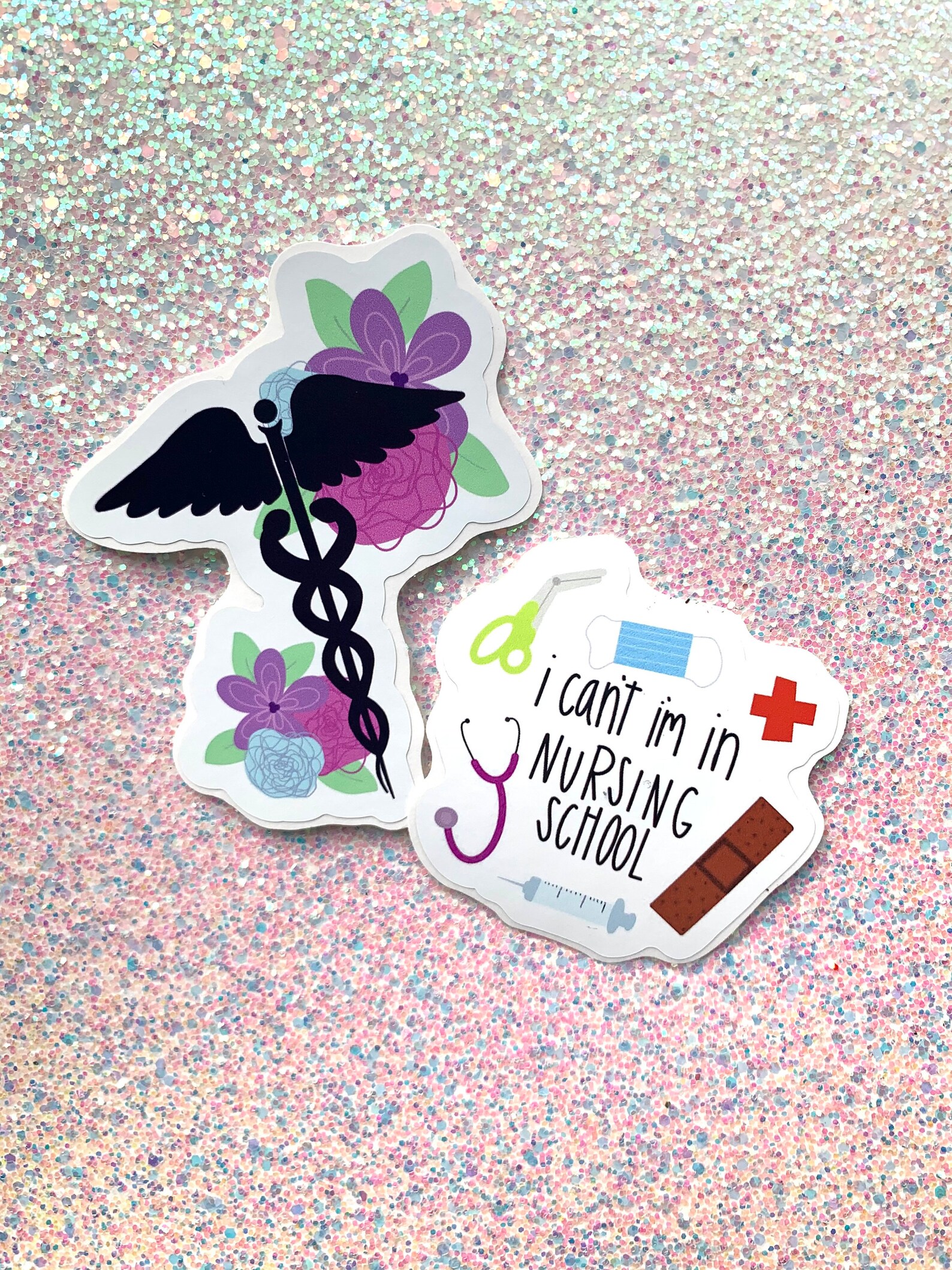Nursing School Sticker Pack / RN car decal / nurse tumbler Etsy