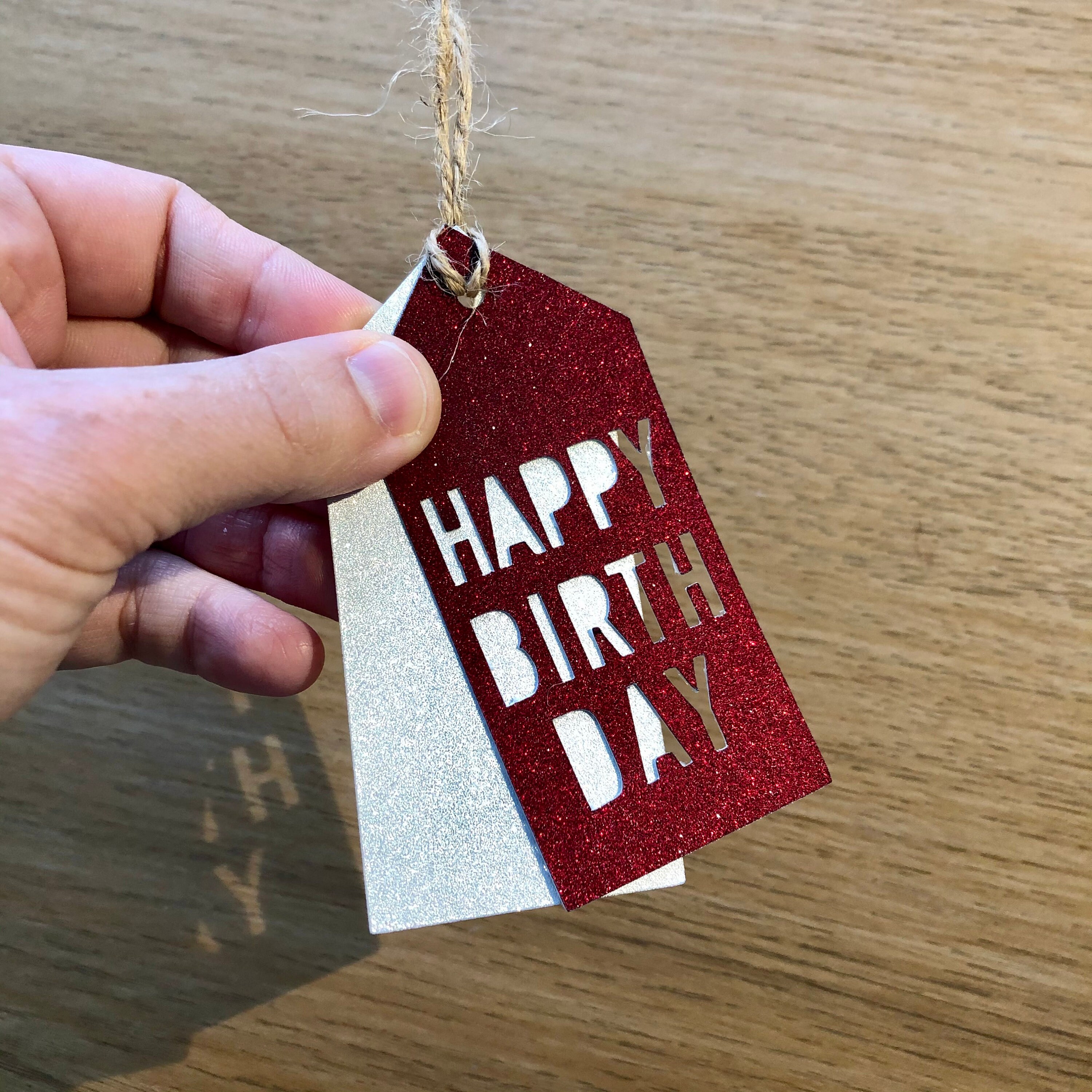Happy Birthday Gift Tag Pack of 3 Etsy