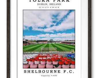 Shelbourne (tolka park) framed print