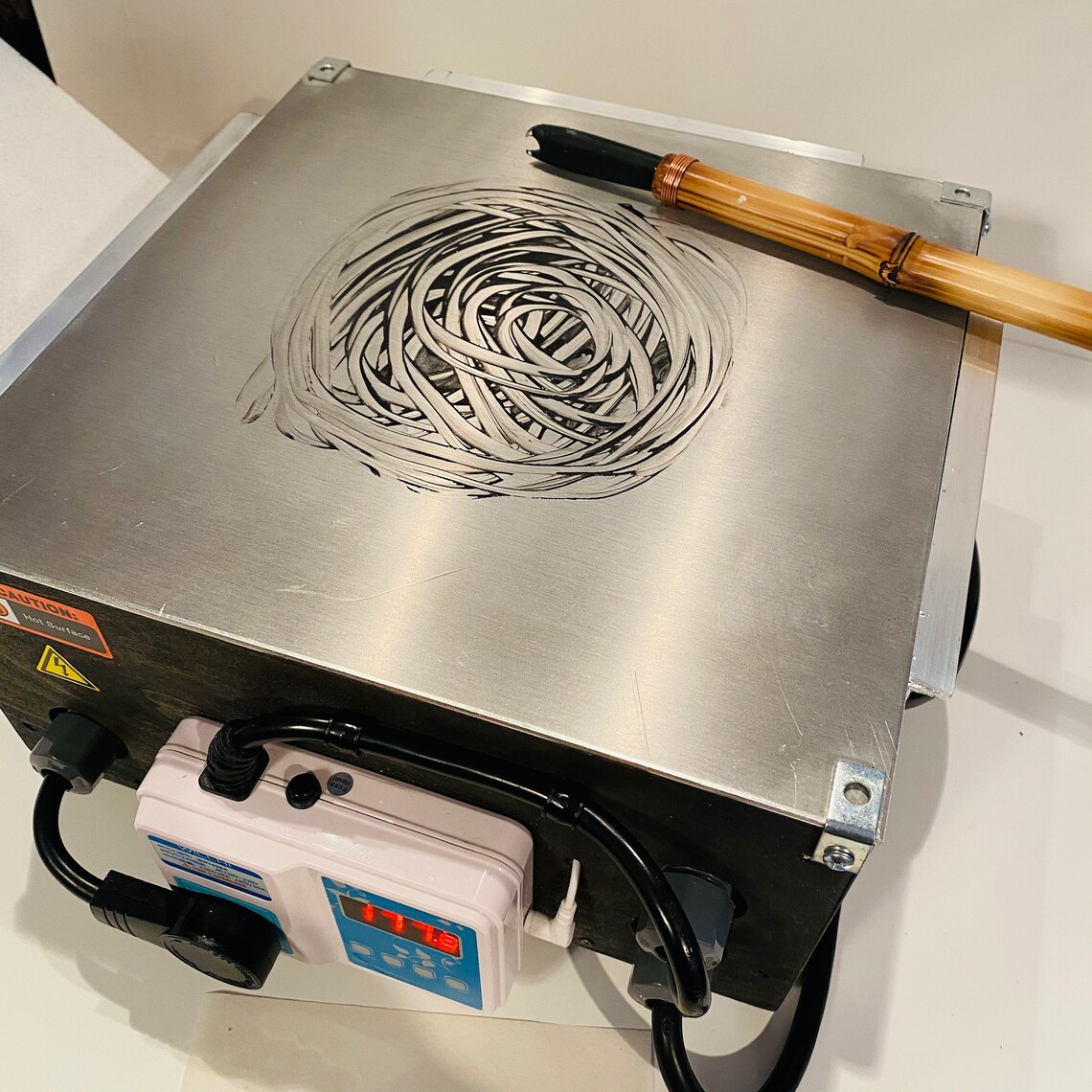 BeesBox Encaustic Monotype Hot Palette Etsy