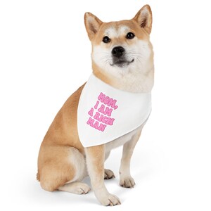 Funny Pet Bandana Collar for Dogs - Stylish Dog Accessory, Pet Fashion, Dog Gift, Cute Dog Apparel, Holiday Pet Gift