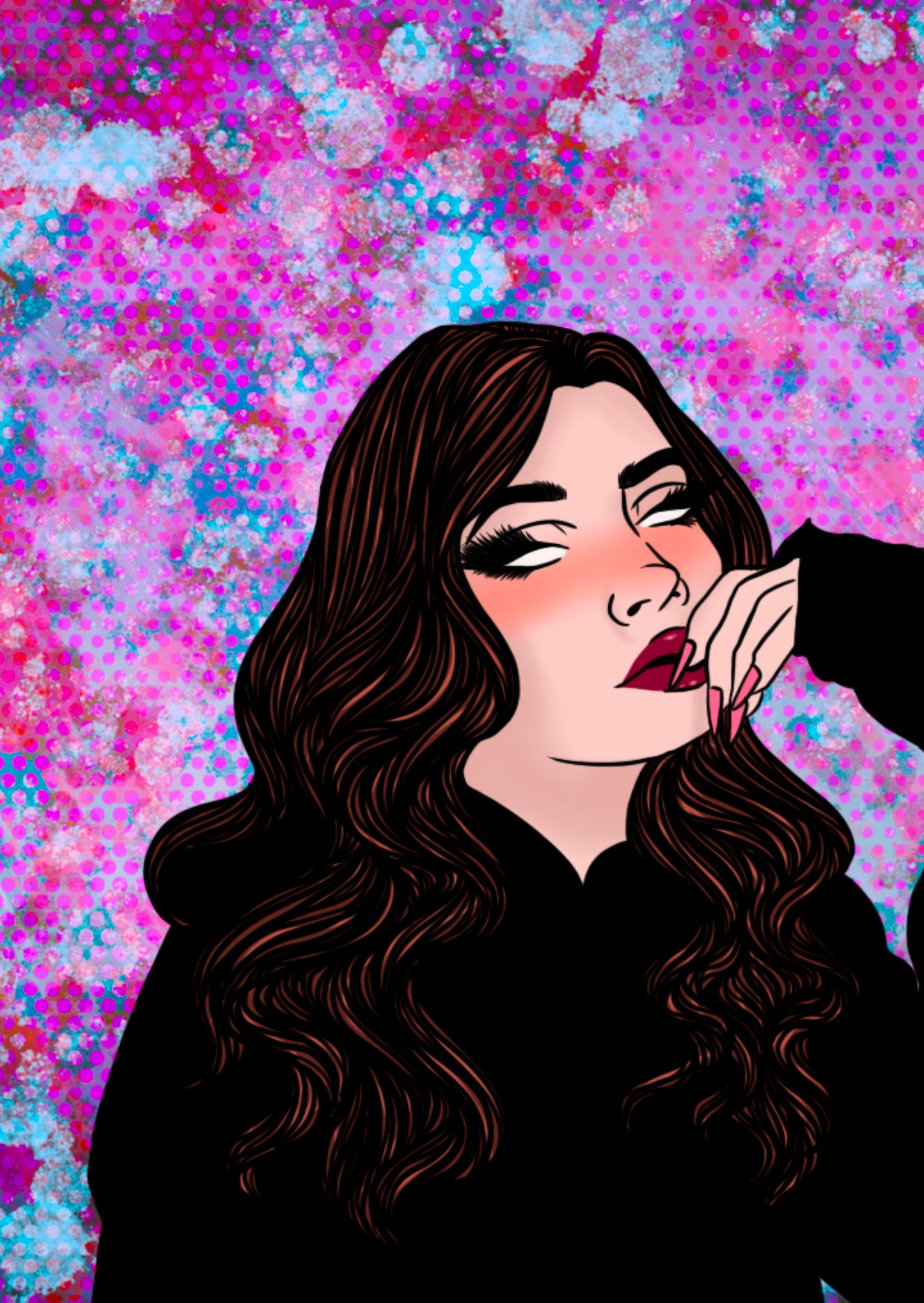 Edgy Colourful Art Individual postcard Etsy 日本