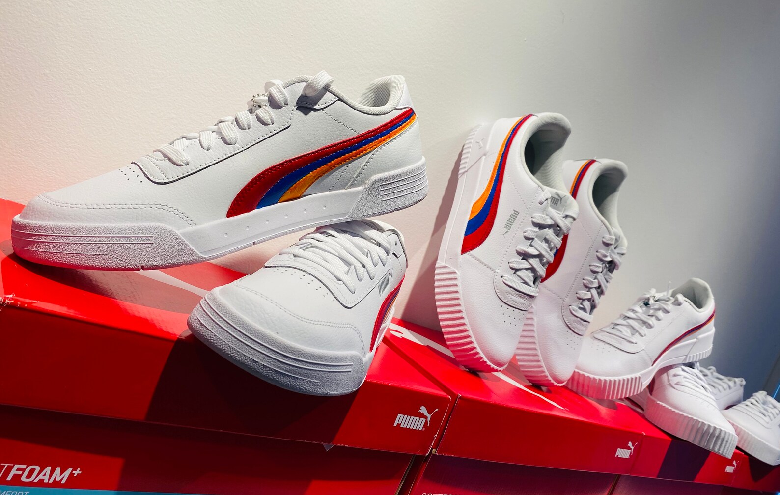 Custom Puma Leather Sneakers Etsy