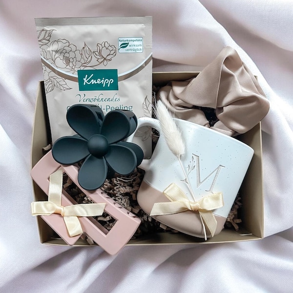 Geschenkset für Frauen Geschenkbox für Freundin Geschenkkorb personalisiert Geburtstagsgeschenk Mama Valentinstag Freundin Wohlfühlset