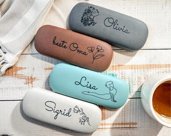 personalisiertes Brillenetui Geschenk für Freundin Geschenkidee Mama und Oma Lesebrille Brillenhülle Geschenke für Sie