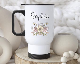Gift girlfriend stainless steel thermo mug tumbler personalized birthday gift woman gift idea for her 18th birthday coffee mug