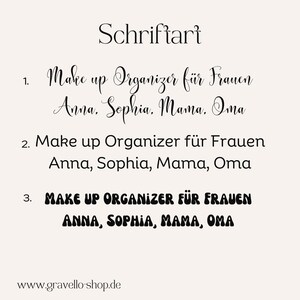 Geschenk für Freundin Makeup-Organizer Geschenkidee für Sie Schreibtischorganizer aus Bambus Beauty Organizer