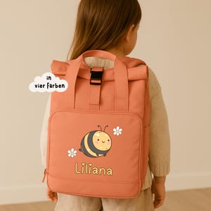 Kindergarten backpack children&#39;s backpack with name backpack kindergarten personalized bag for children gift idea daycare child backpack child