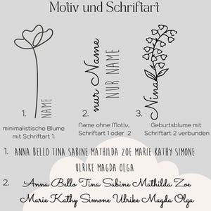 Thermobecher personalisiert Geburtsblume Weihnachtsgeschenk Freundin Kaffeebecher mit Name Doppelwandiger Becher graviert Geschenk Kollegin