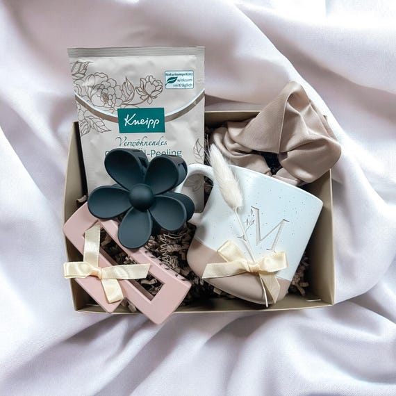 Geschenkset für Frauen Geschenkbox für Freundin Geschenkkorb personalisiert Geburtstagsgeschenk Mama Valentinstag Freundin Wohlfühlset