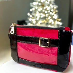 Weihnachtliches Portemonnaie, Weihnachtsmann-Armband, Kleines Portemonnaie