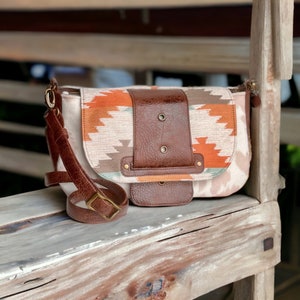 Bolso bandolera estilo western para mujer, bolso de cuero sintético tipo alforja grande, bolso de vaquera, estilo boho ranchero