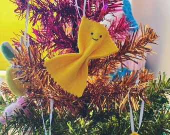 Festive Felt Pasta Decorations