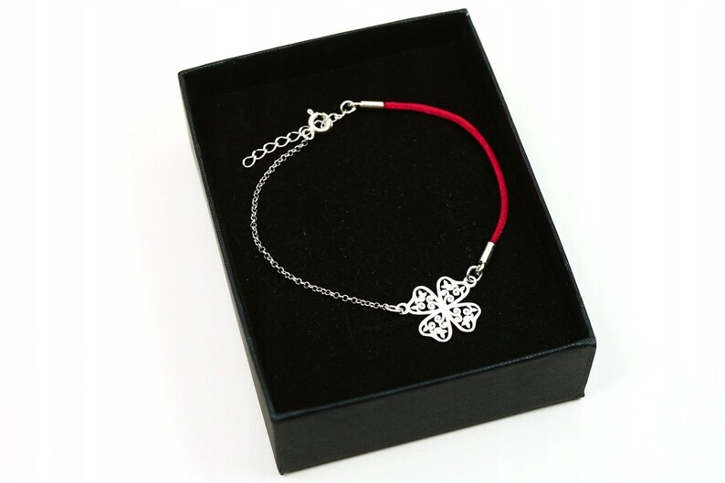 Armband Silber 925 Klee durchbrochenes