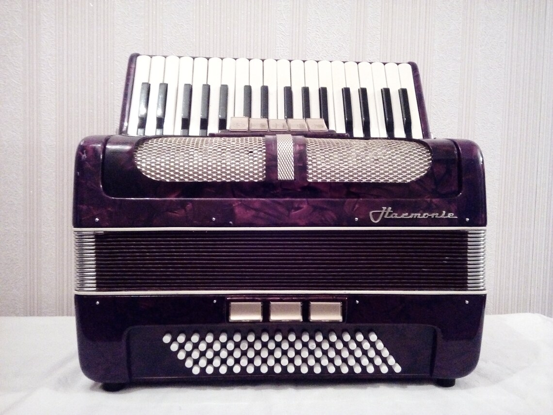 Accordion Vintage German Harmony Etsy