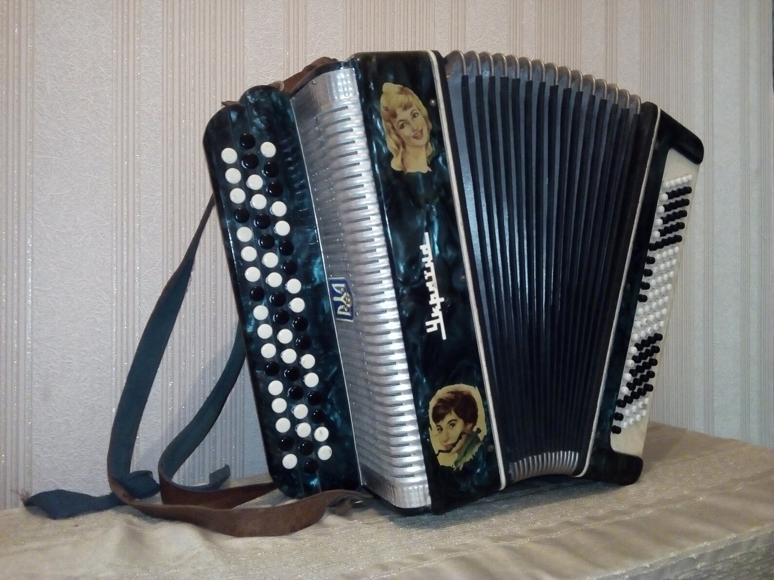 Accordion BAYAN Vintage USSR Ukraina | Etsy