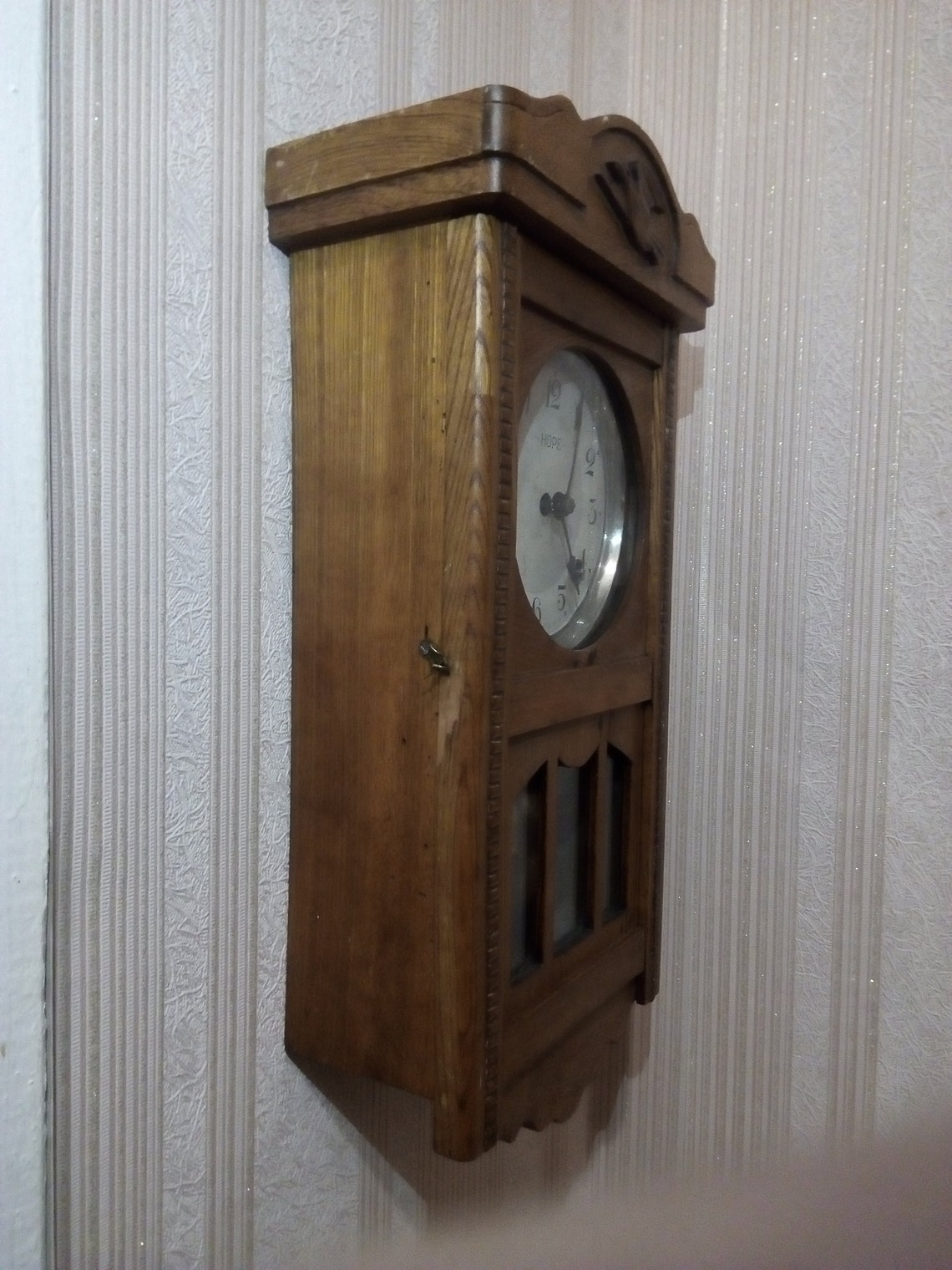 Seikosha Clock Wall Clock Pendulum Clock Antique Clock Etsy
