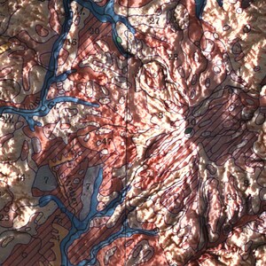 West Germany, Soil map - 1963, 2D printed shaded relief map with 3D effect of a 1963 soil map of West Germany. Shop our beautiful fine art printed maps on supreme Cotton paper. Vintage maps digitally restored and enhanced with a 3D effect.