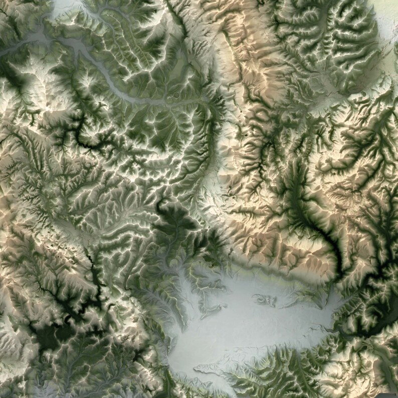 Relief In Geo Umbria (italy) Elevation Map - Geo Edition - Modern Flat Shaded Relief ...