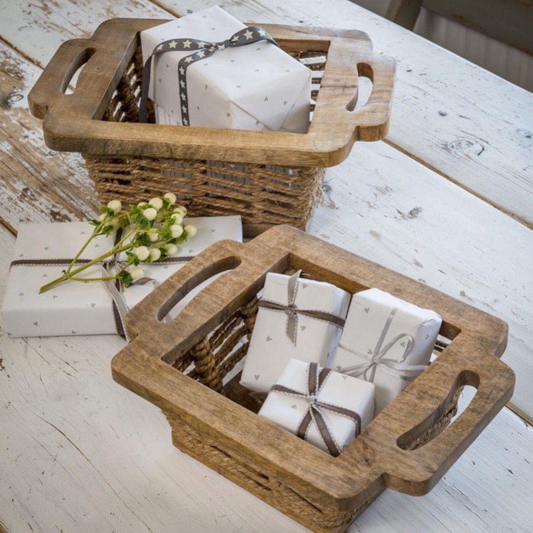 Square best sale rope basket