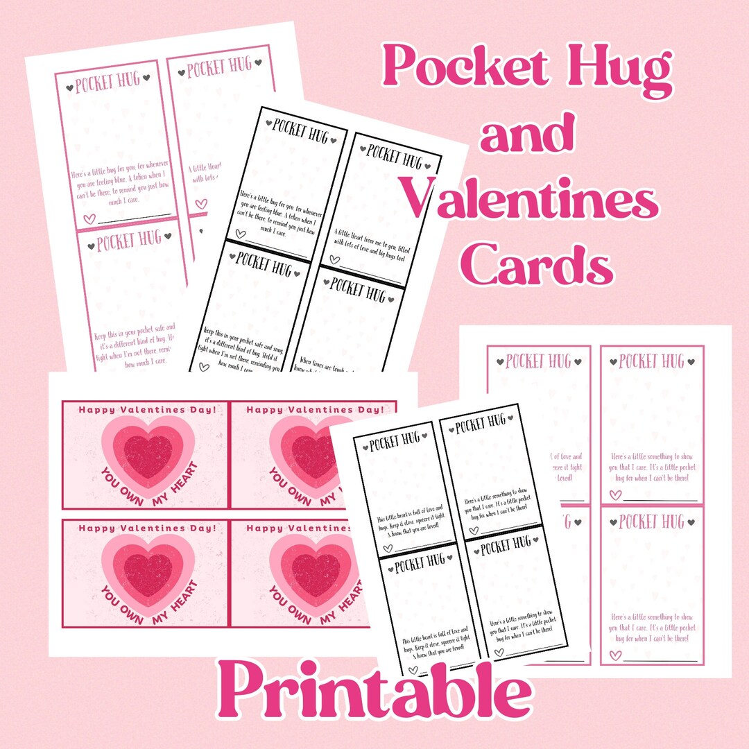 PRINTABLE Pocket Hug Valentines - Il 1080xN.5726862495 Icyt 