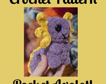 Crochet Pattern: Pocket Axolotl Plush Toy (Digital Download)