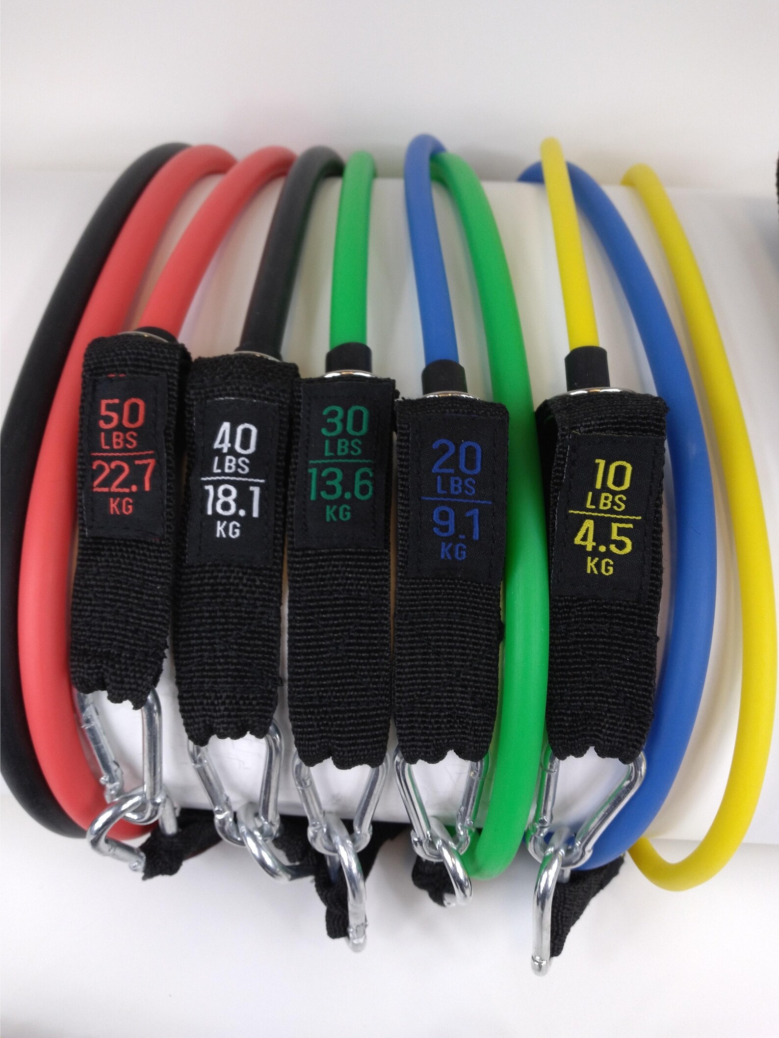 Resistance Bands & Yoga Mat Home Exercise Equipment 5 Bands Etsy