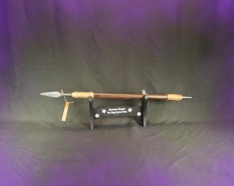 Personalized Genuine Complete Handmade Butt Capped Spear, 34" Fully Functional Tactical Spear, Quench Harden Spear, Wedding Gifts, custom