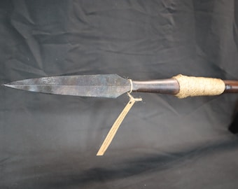 Great Home Decor With Handmade 68", High Carbon Steel Functional Steel Spear, Quenched Hardend Spear, best gift, home decor
