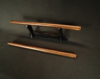 Handmade Christmas Gifts w/ Pair of Martial Art Escrima Sticks, High Quality Hard Sturdy & Balanced 24", Martial Art Training