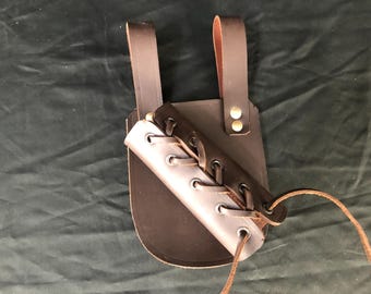 Handmade Tough Leather frog Sword belt, Left Placement for right Hand draw, Universal fit most swords types, Medieval Collection, Warrior