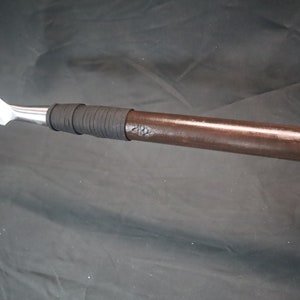 Recreational Real Japanese Handmade Customize Demon Dull Spear 67 , High Carbon Steel Head For Practice, Cosplay