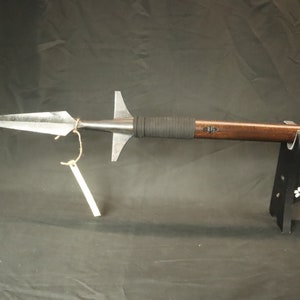 Razor Sharp Handmade Boar Spear, Christmas, Halloween Gifts, Hand Forged Hunt Ready, Viking Spear , Renaissance Fair, Real Replica