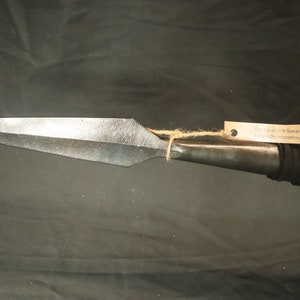 18th Century Medieval Spear 68", Harden Steel, Balance and Very Sturdy Spear, 100% Functional spear, Holiday Gift for Dad, Brother, Sister image 2