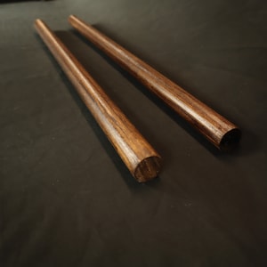 Halloween Christmas, Handmade Double Martial Art Escrima Sticks High Quality Hard Sturdy & Balanced 24&quot;, Martial Art Training