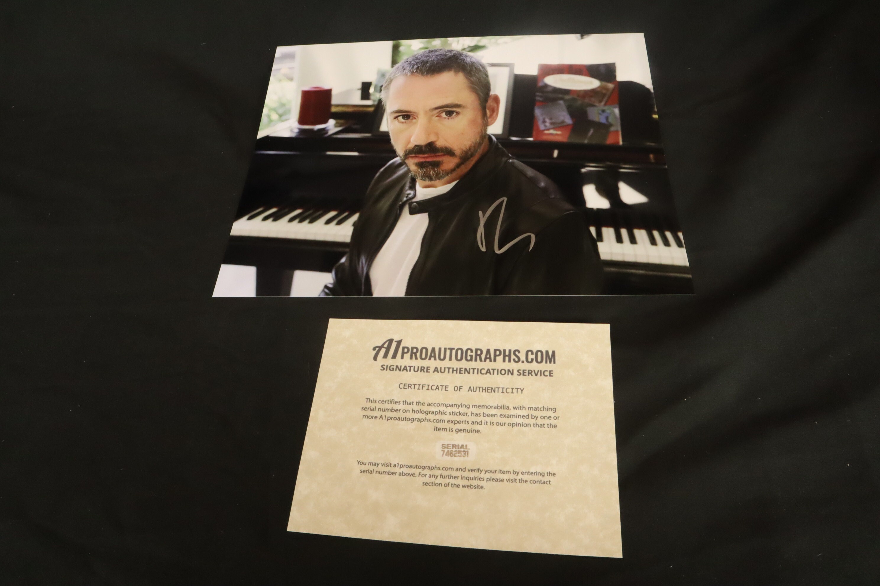 Iron Man Actor Robert Downey Jr. in Marvel Comics Signed Autograph With ...