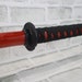 40.25' Vinyl Sticker Personalized Wooden Kendo Blood Stick in Hardwood, Iaido Practice Daito Sparring Training Katana Swords, Cosplay Sword 