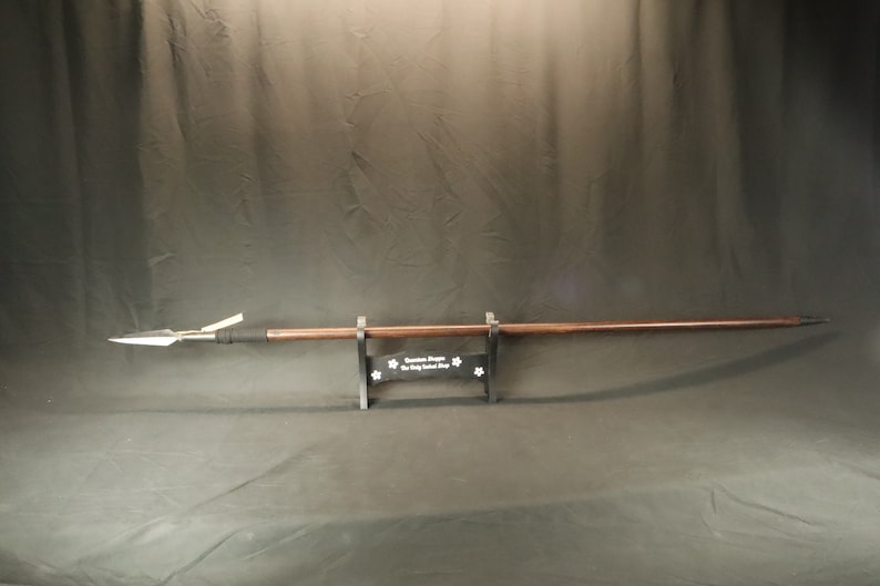 18th Century Medieval Spear 68", Harden Steel, Balance and Very Sturdy Spear, 100% Functional spear, Holiday Gift for Dad, Brother, Sister image 1
