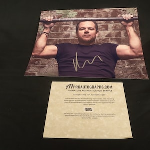 Matt Damon Signed - Etsy