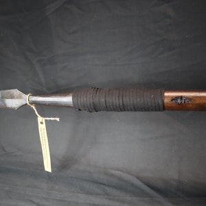 Fully Functional Razor Sharp Warrior Hunting Spear, Customizable 68&quot;Spear, Sturdy Quenched Harden Sharp Head