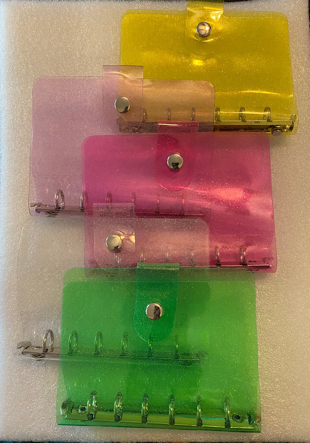 Glitter A7 Binder/mini Cash Binder With 5 Envelope or With Out. Etsy