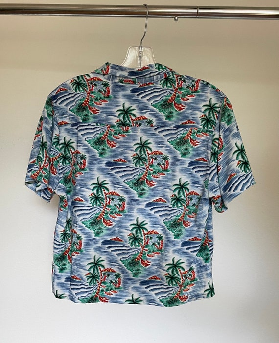 Blue Pineapple Connection Pacific Islander Shirt - image 7