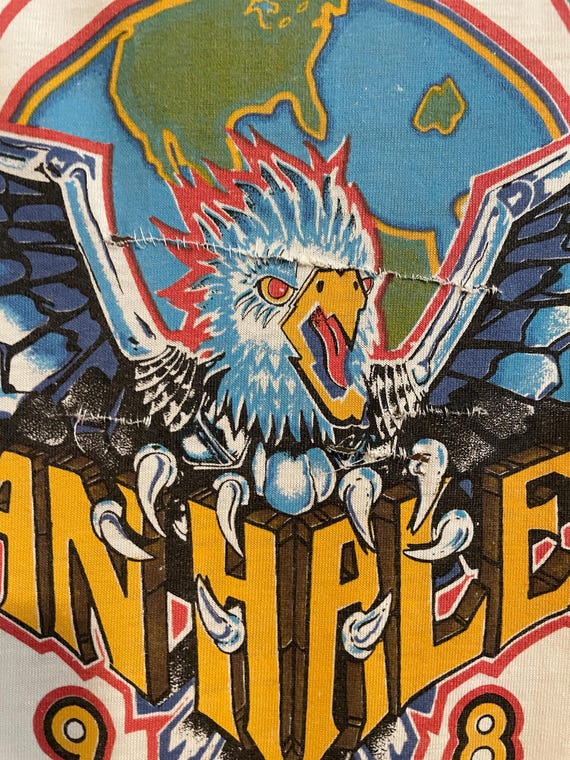 1984 Van Halen thrashed tee View 4